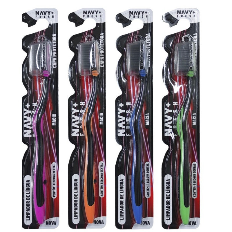 12 Escova De Dente Adulto Cerdas Macias