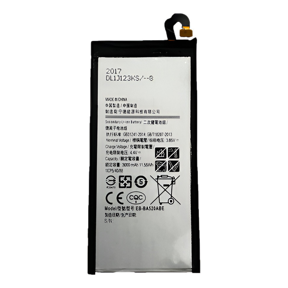 Bateria modelo compatível EB-BJ530ABE para Galaxy J5 Pro (J530) / Galaxy A5 2017 (A520)