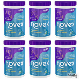 Kit 6 Novex Reposição de Massa 400g Creme Tratamento Ultraprofundo 3 Minutos HNR Reconstrução Atacado em Oferta na Shopee