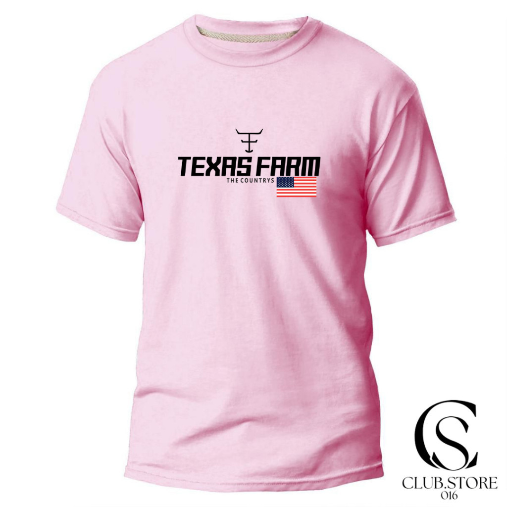 Detalhes do Camiseta Infantil Juvenil Unissex Texas  Farm moda Country Rodeio Texas em promoção