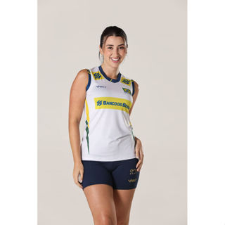 Regata Jogo 3 Vôlei Brasil Oficial Feminina Volt em Oferta na Shopee