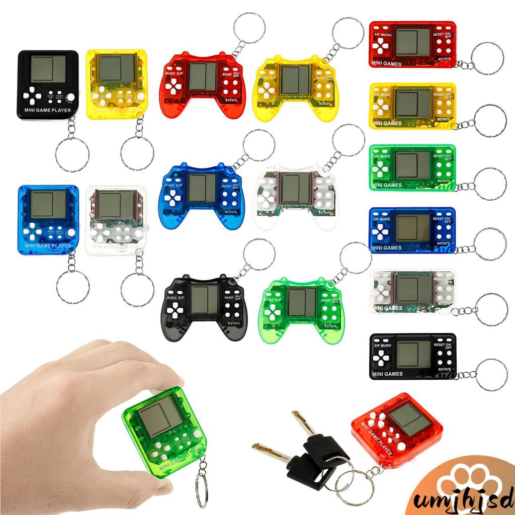 18 Pçs Mini Chaveiro De Videogame Multi Cor Ergonômico Pequeno Portátil Jogo Para Favores De Festa SHOPSKC6893