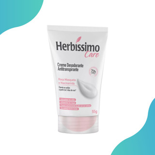 Desodorante Herbissimo Care Rosa Mosqueta 55g 72h em Oferta na Shopee