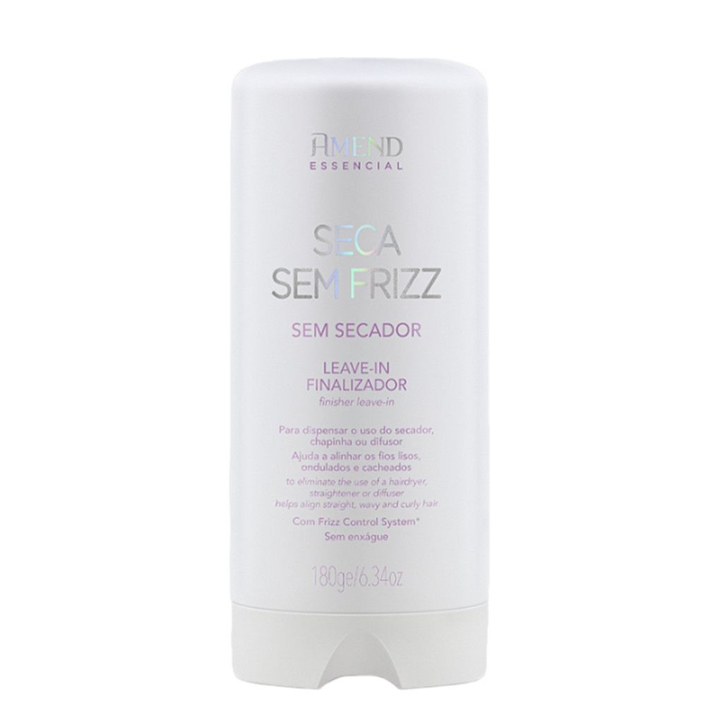 Amend Essencial Leave-in Seca Sem Frizz 180ml Finalizador em Oferta na Shopee