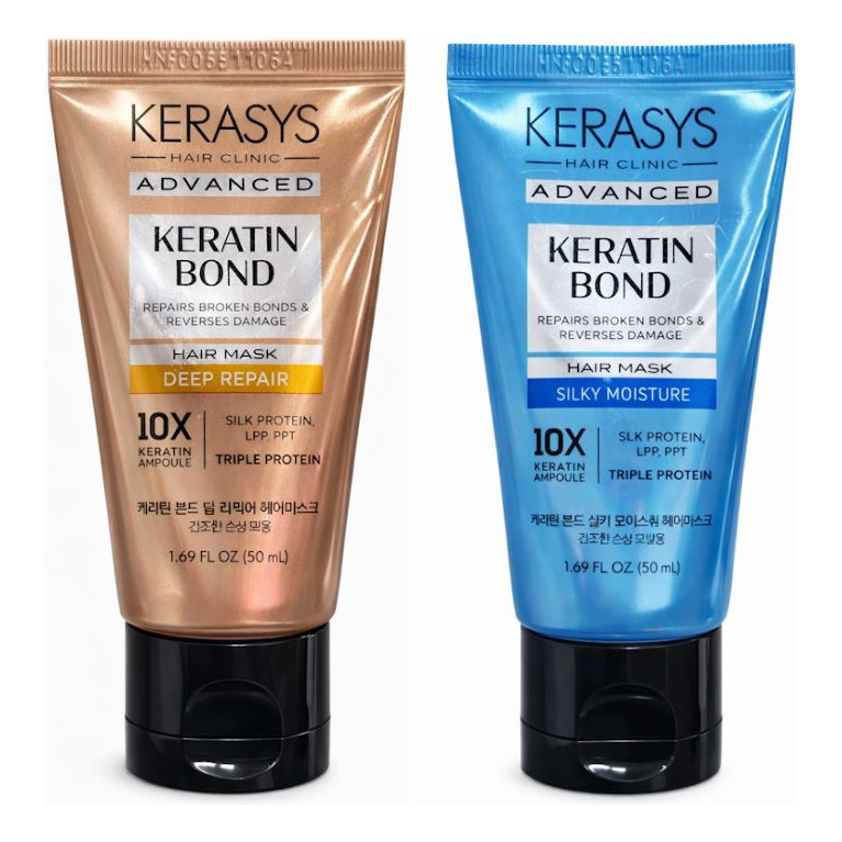 Kerasys Keratin Bond Kit(trat.deep Repair+silk Moisture)50ml