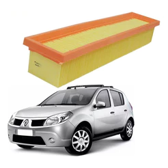Filtro De Ar Wega Sandero 1.0 16v 2007 A 2013