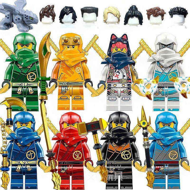 17 Season Ninjago Minifigures Toy Dragon Rise Lloyd Kaizanjie Building Blocks C4FJ