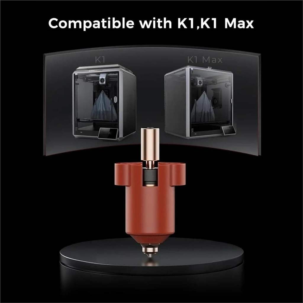 Adequado para acessórios de impressora 3D de criação de Ender-K1/K1C/K1Max, bico de cabeça de impressão