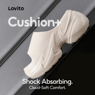 (NEW) Lovito Plataforma Casual de Sandálias Rasteiras para mulheres. LFAS6024 em Oferta na Shopee