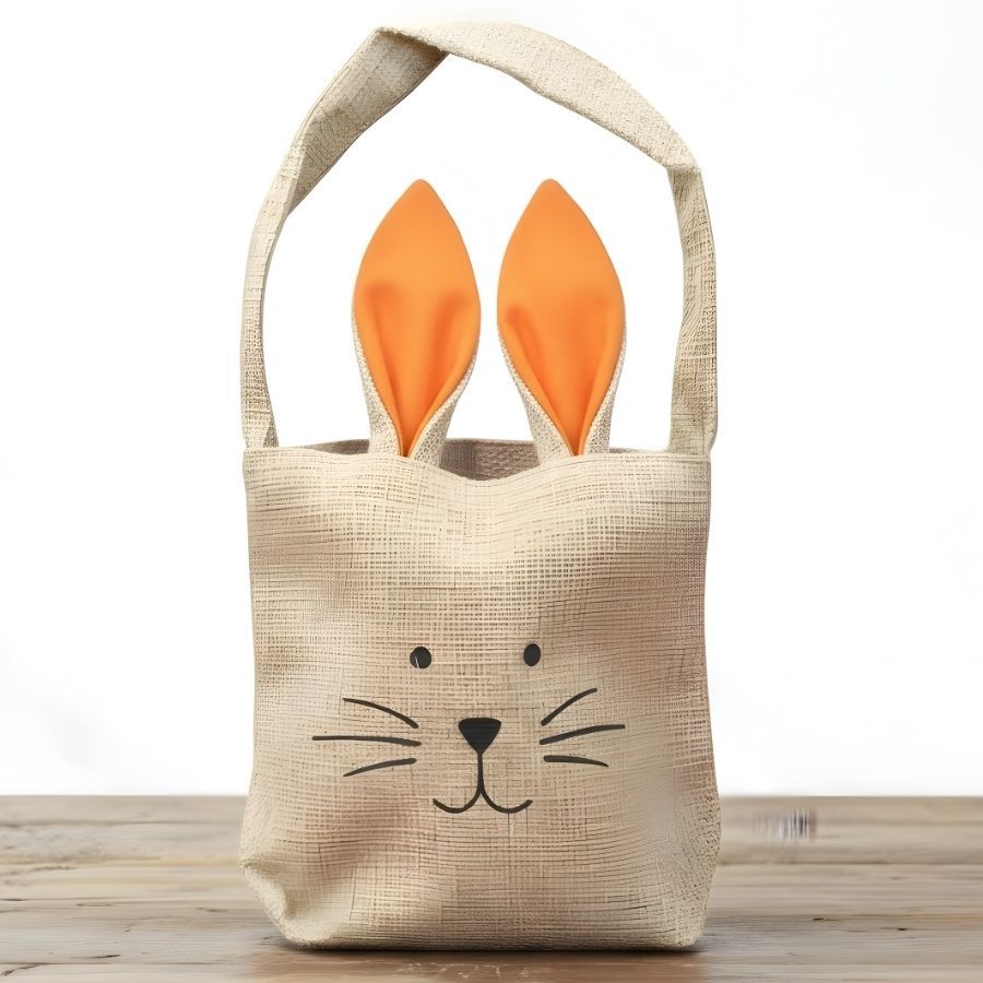 Bolsinha de Páscoa - Coelho Laranja - 13,5x15x7cm - 1 unidade - Rizzo em Oferta na Shopee