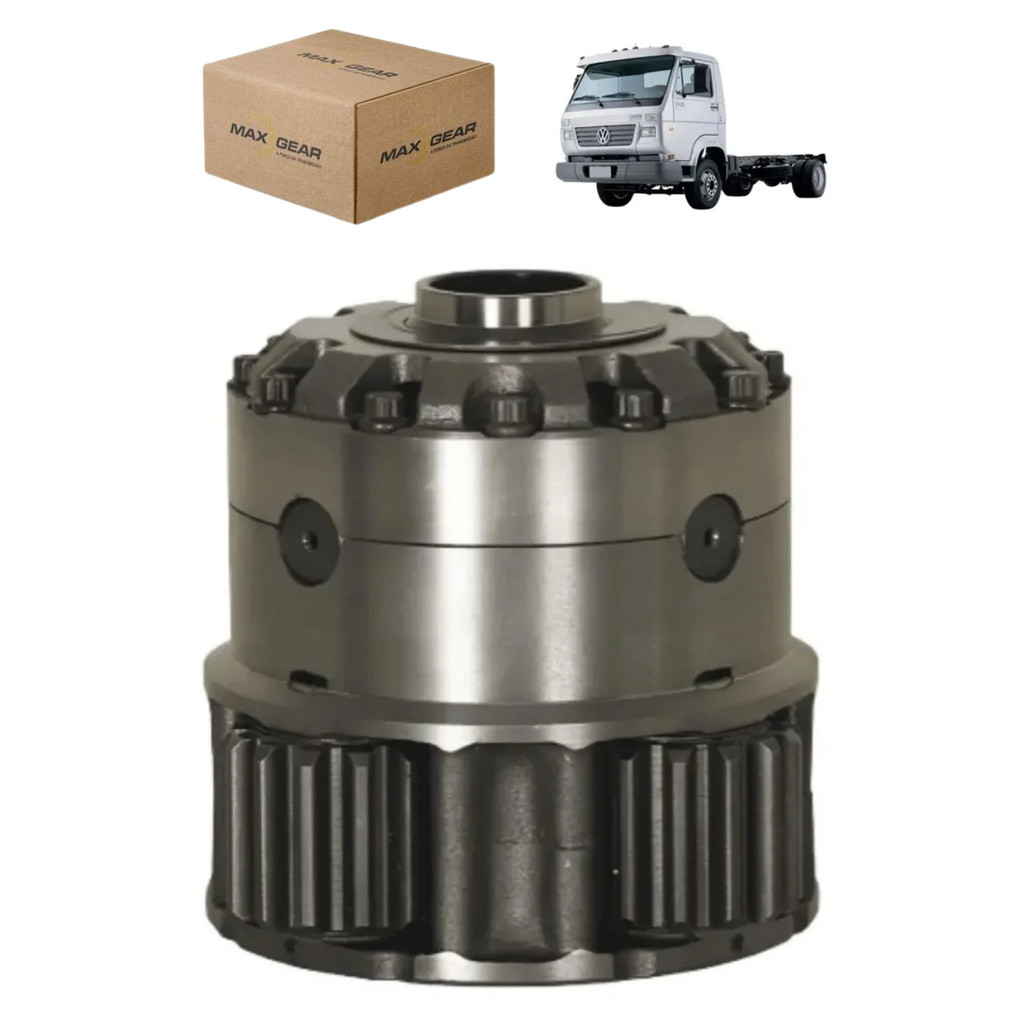 Caixa Satélite Completa Diferencial 240 Roletado Max Gear