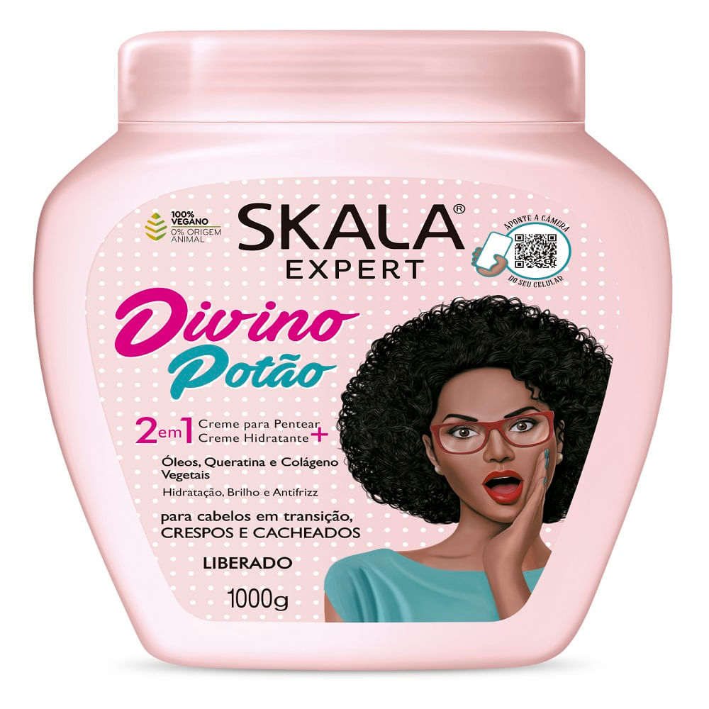 Creme de Tratamento Skala Divino Potão 1kg em Oferta na Shopee