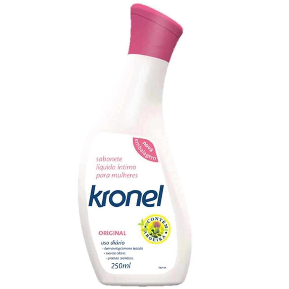 Sabonete Líquido Íntimo Kronel 250ml em Oferta na Shopee