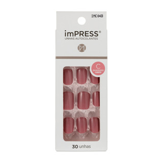 Unha Postiça Autocolante imPress Self Love curta Crush - Kiss New York em Oferta na Shopee