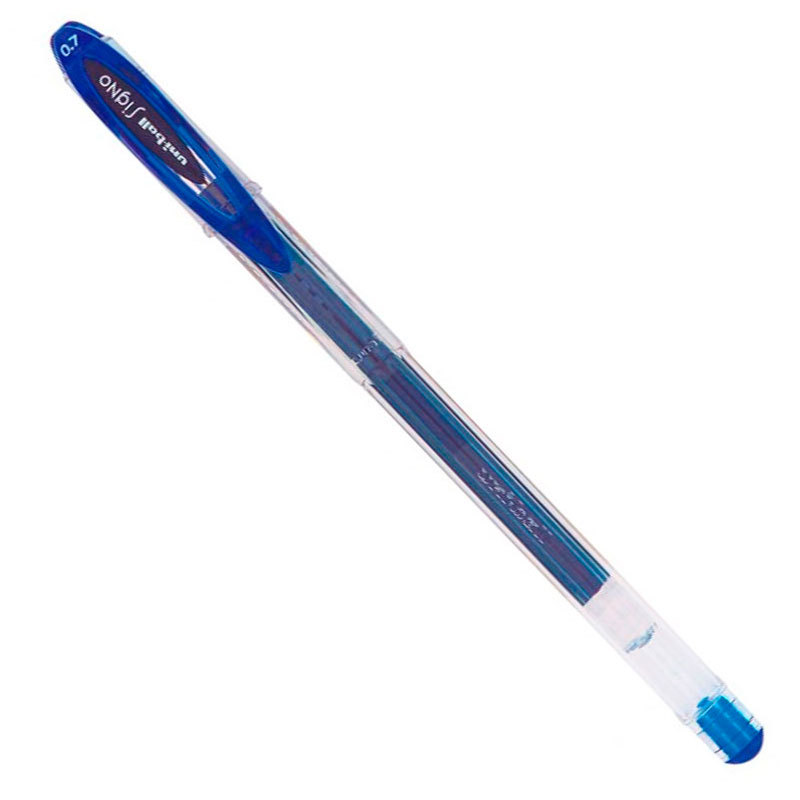 Caneta gel signo 0.7mm UM-120 Azul Uni-ball em Oferta na Shopee