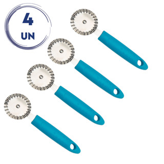 Kit 4 Cortadores de Massa Utíly com Lâmina em Aço Inox em Oferta na Shopee