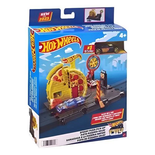 Pista Hot Wheels City Pizzaria Veloz - Mattel
