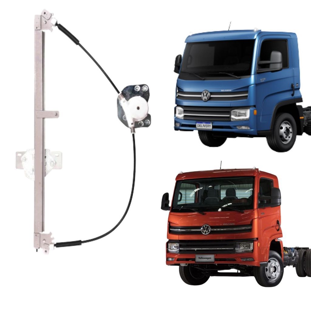 MAQUINA VIDRO ELETRICO SEM MOTOR PARA VW DELIVERY EXPRESS AP 2017 - LADO ESQUERDO ZINNI