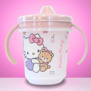 Copo Baby com Tampa - Hello Kitty - 280ml - 1 unidade - Plasútil - Rizzo em Oferta na Shopee