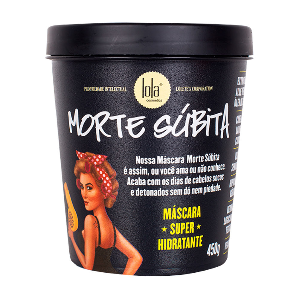 Máscara de Tratamento Morte Súbita Lola Cosmetics com 450g em Oferta na Shopee