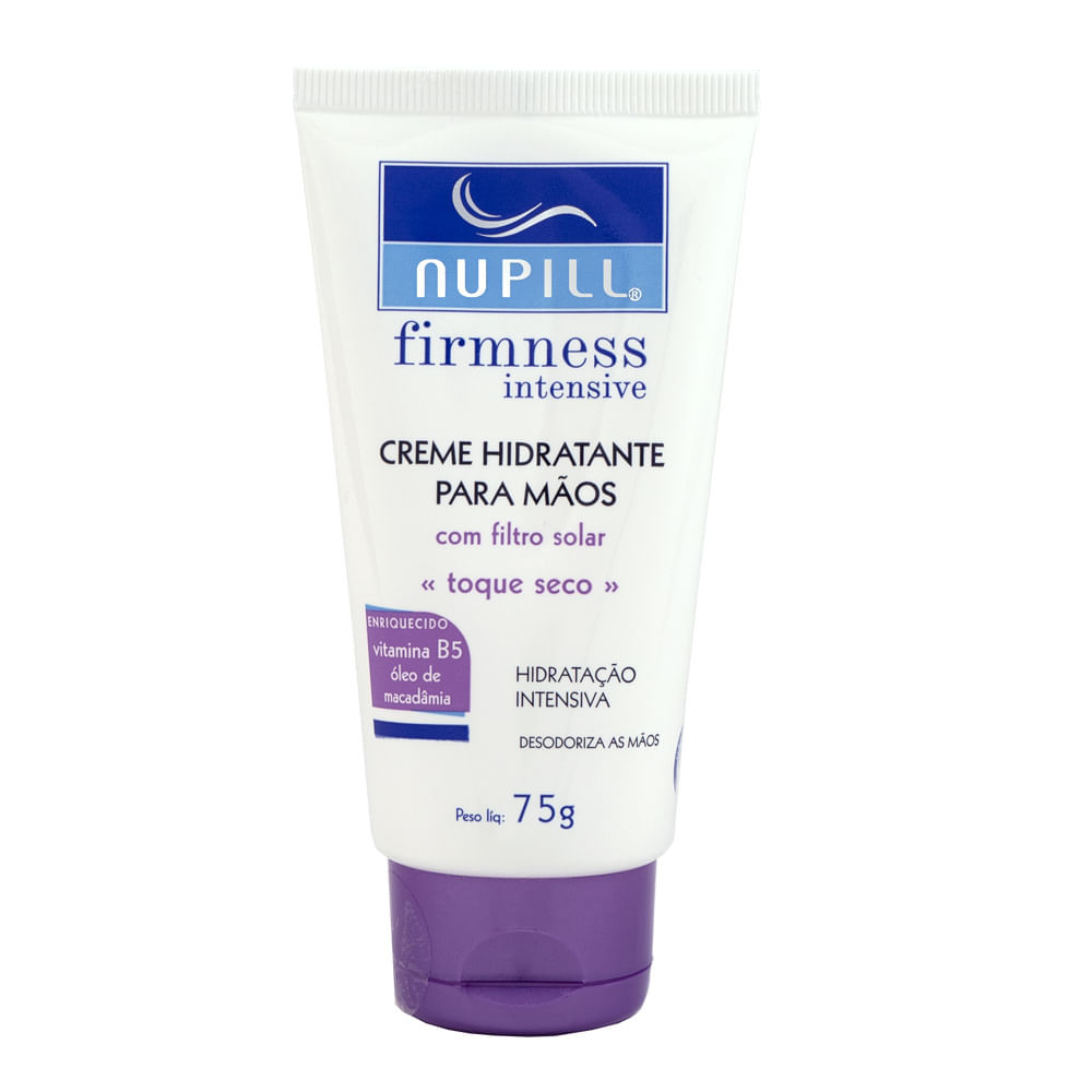 Creme Hidratante Para Mãos Nupill Firmness Intensive com Filtro Toque Seco 75g em Oferta na Shopee