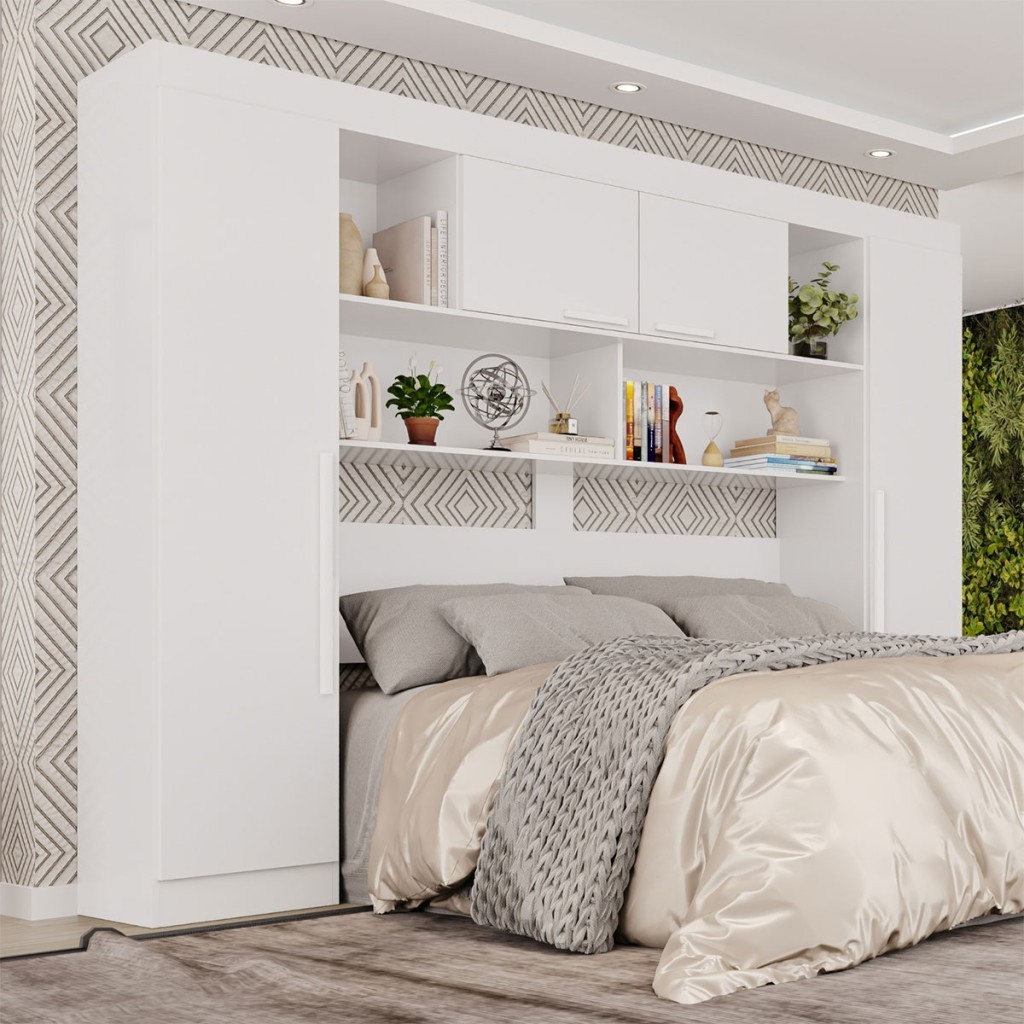 Guarda-Roupa Casal Modulado Odin Premium 4 Portas - Pnr Móveis