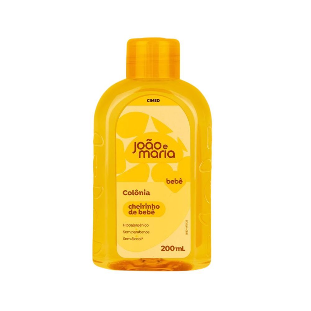 Colônia João e Maria Bebê Cheirinho de Bebê 200ml em Oferta na Shopee