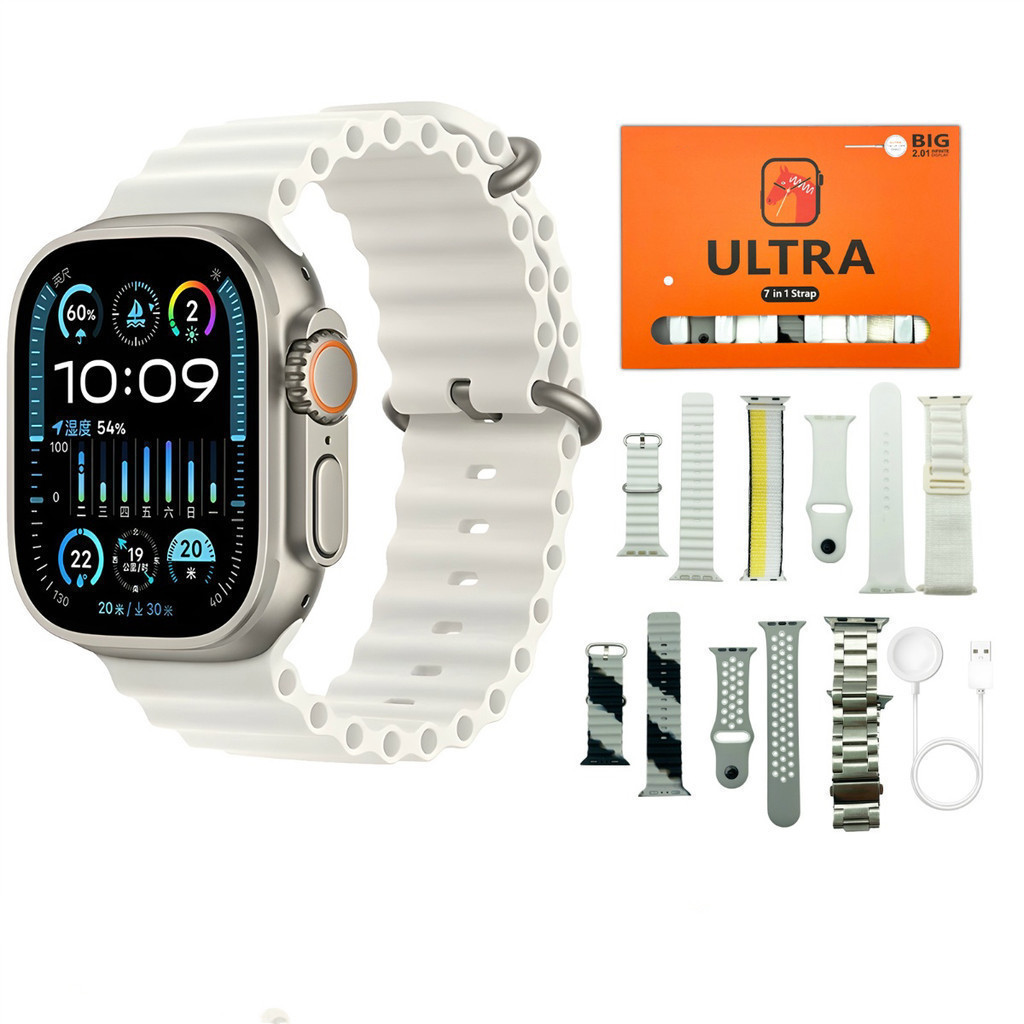 Smartwatch 7 Em 1 Alças 49mm Full Touch Screen Sport