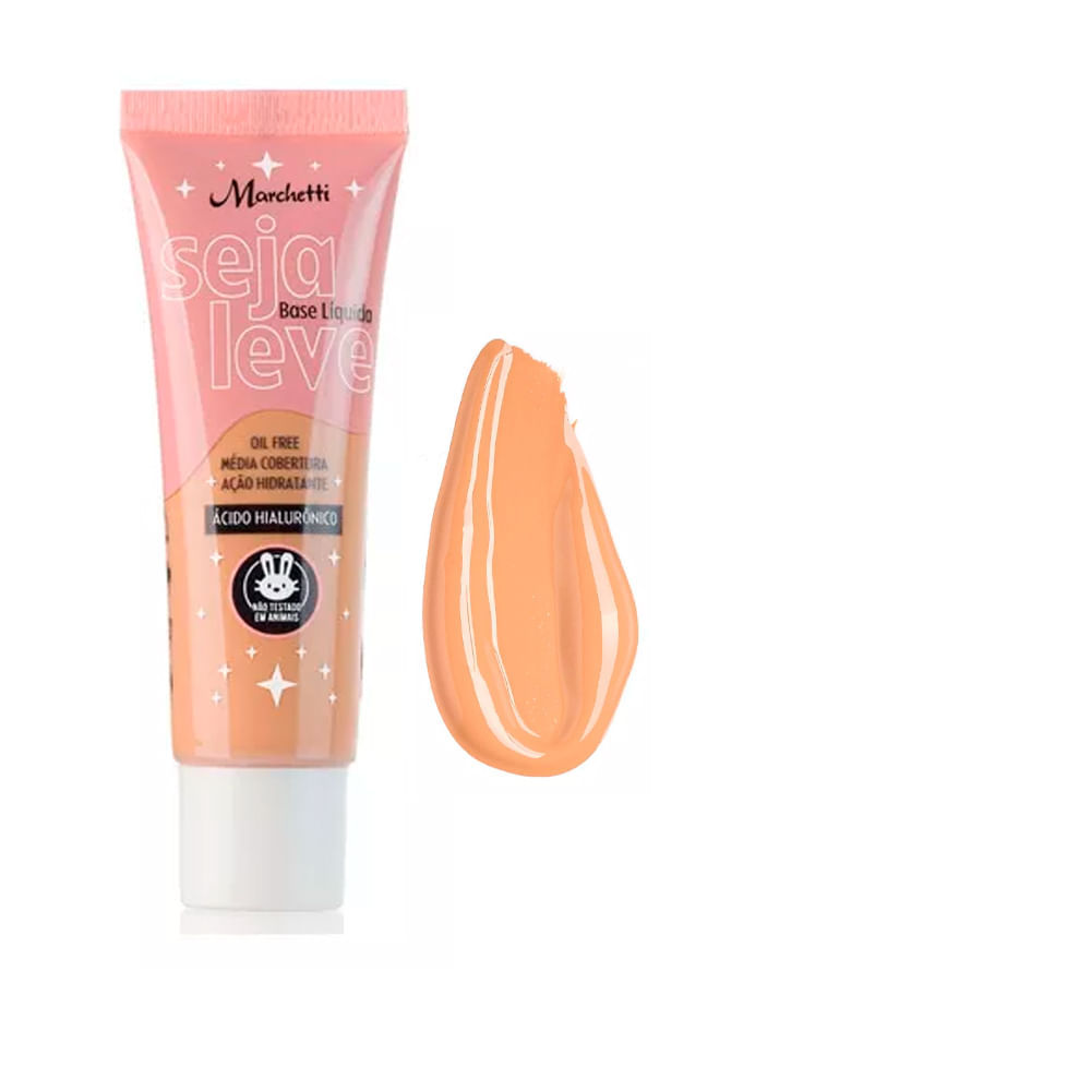 Base Marchetti Seja Leve Bege Claro Cor 07 em Oferta na Shopee