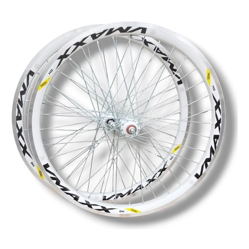 Par de Rodas Vmaxx 26 Cubo Rolamento Paredão P/freio V-brake Vzan