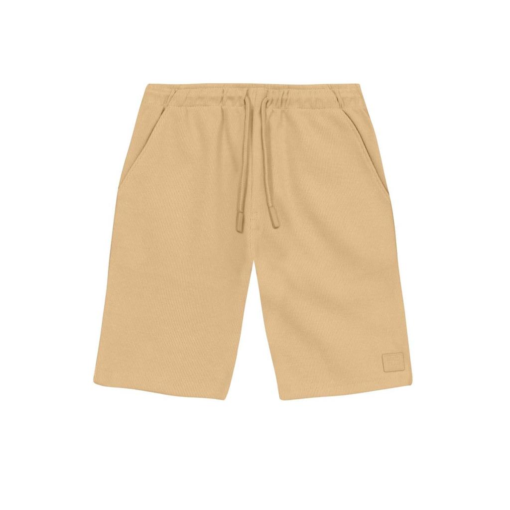 Bermuda infantil menino em moletinho tricot Mundi