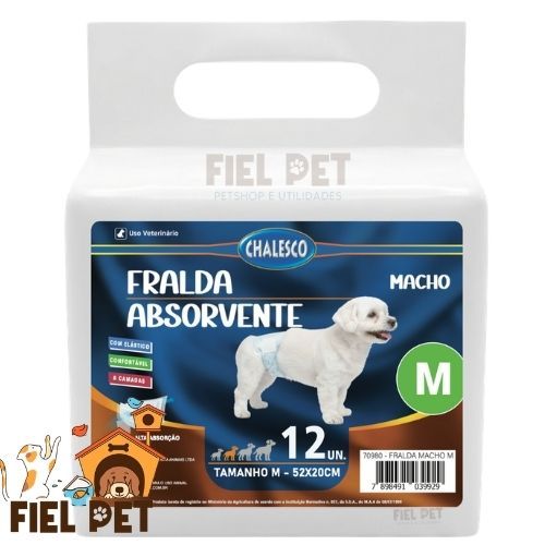 Fralda Descartável American Pets 12 Unidades PP Para MACHO Super Absorvente