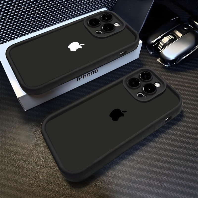 Capa Para iPhone 17 16 15 14 13 12 11 Pro Max Plus Air XR Anti Queda Silicone Apple Logotipo Softcase MKcase