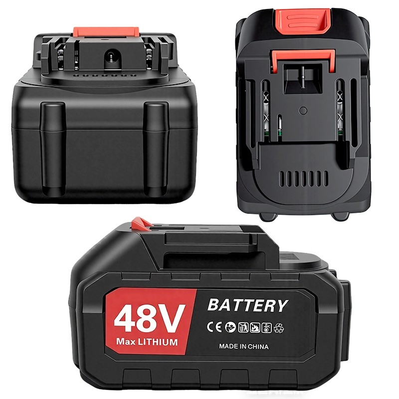 Bateria 48V Recarregável Alta Capacidade | 10 Células de Lítio (1200mAh×10) | Compatível com Ferramentas DeWALT