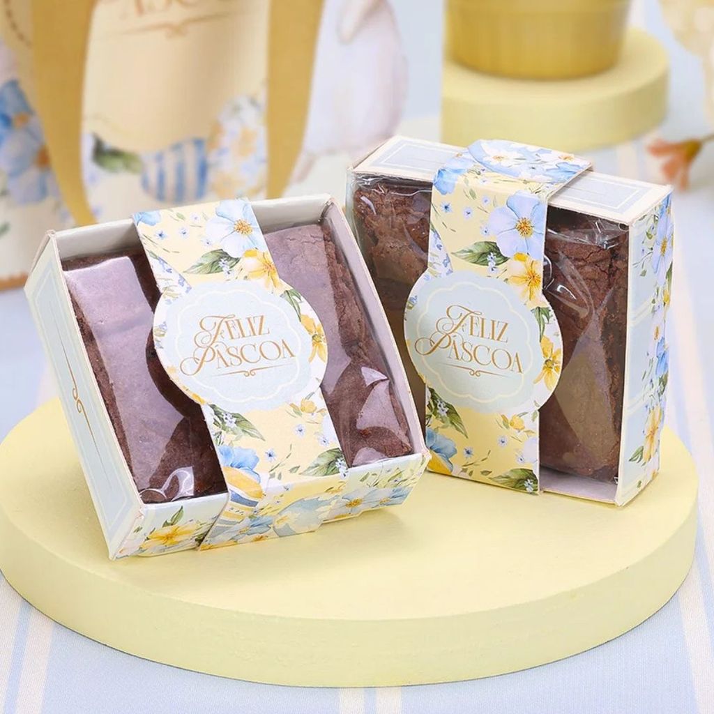 50 CAIXA PARA BROWNIE PÁSCOA 6X6 AMANHECER 5583 ( PASCOA JANGO 2026 ) em Oferta na Shopee