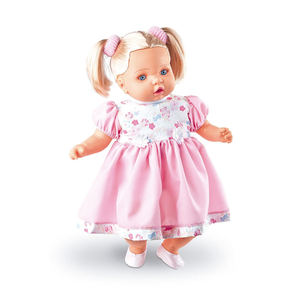 Boneca Milk Collezione Angelina Fala 62 Frases em Oferta na Shopee