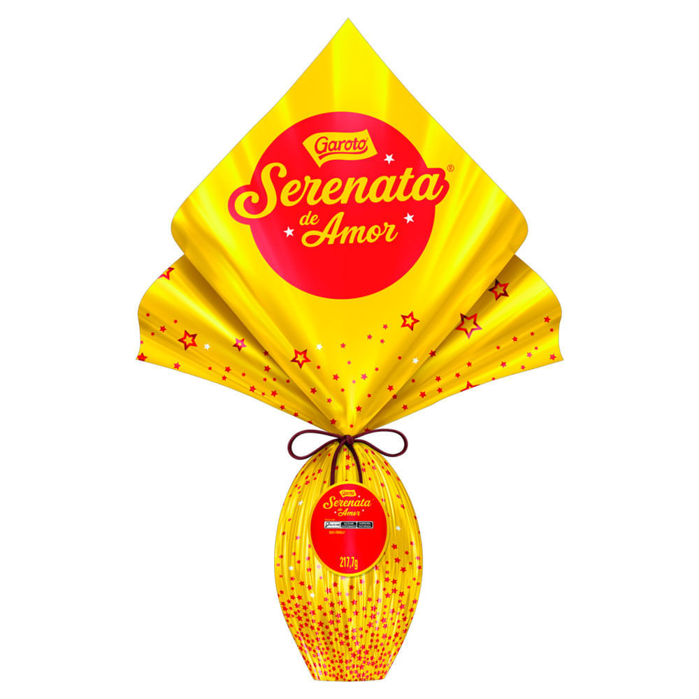 Ovo de Páscoa Garoto Serenata de Amo 217,7g em Oferta na Shopee