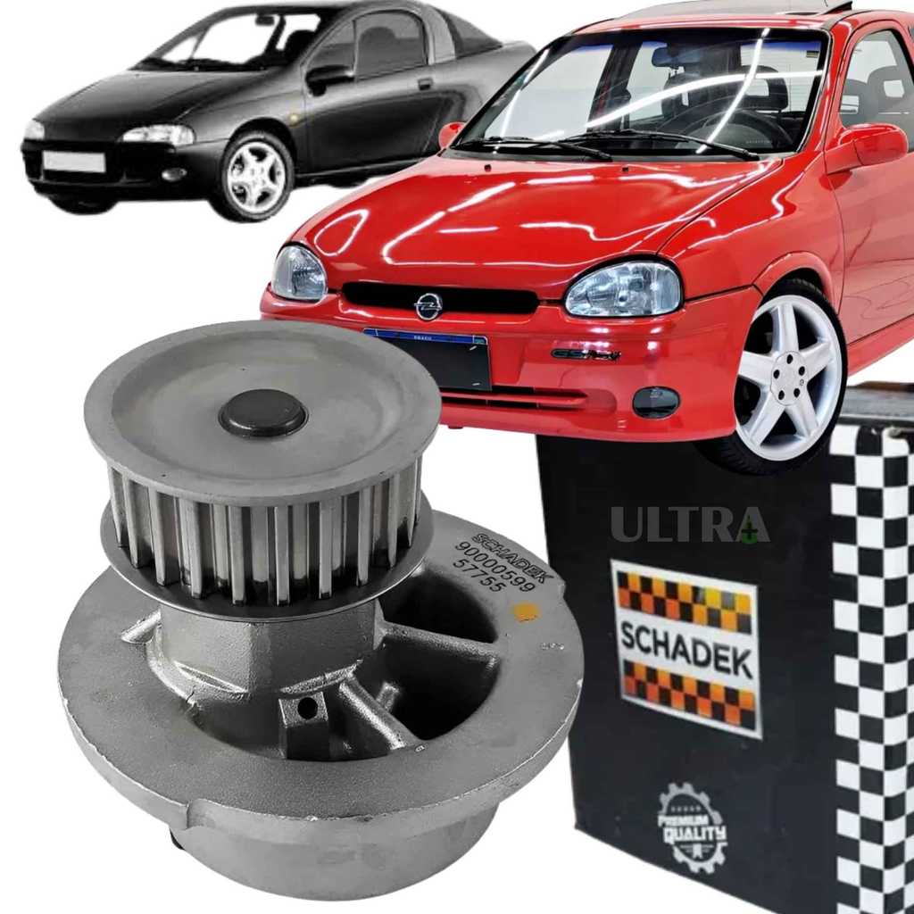 Bomba Água GM Chevrolet Corsa / Tigra / Astra / Vectra - 1.0 / 1.4 / 1.6 16V (Schadek 90000599 20.088)