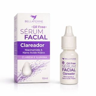 Sérum Facial Clareador Oil Free com Niacinamida e Nano Ácido Kójico 10ml em Oferta na Shopee