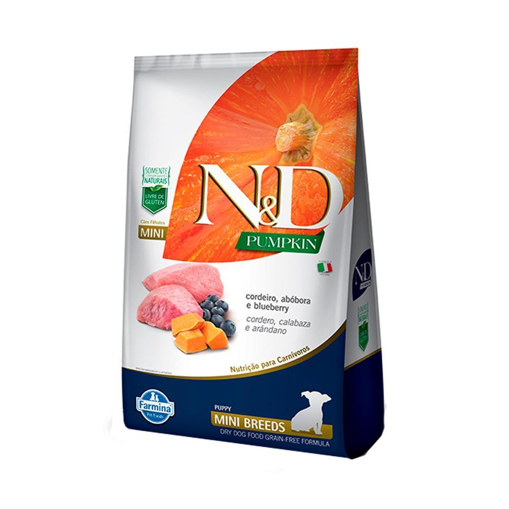 Ração Farmina N&d Pumpkin Cão Filhote Raça Peq Cordeiro 800g