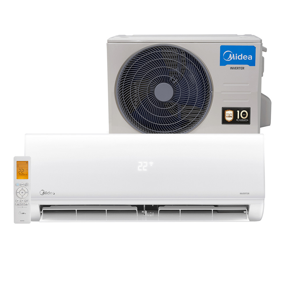 Ar Condicionado Split Hi Wall Inverter Midea Xtreme Save AI Connect 12000 BTU/h Frio 38AGVCJ12M5 – 220 Volts em Oferta na Shopee