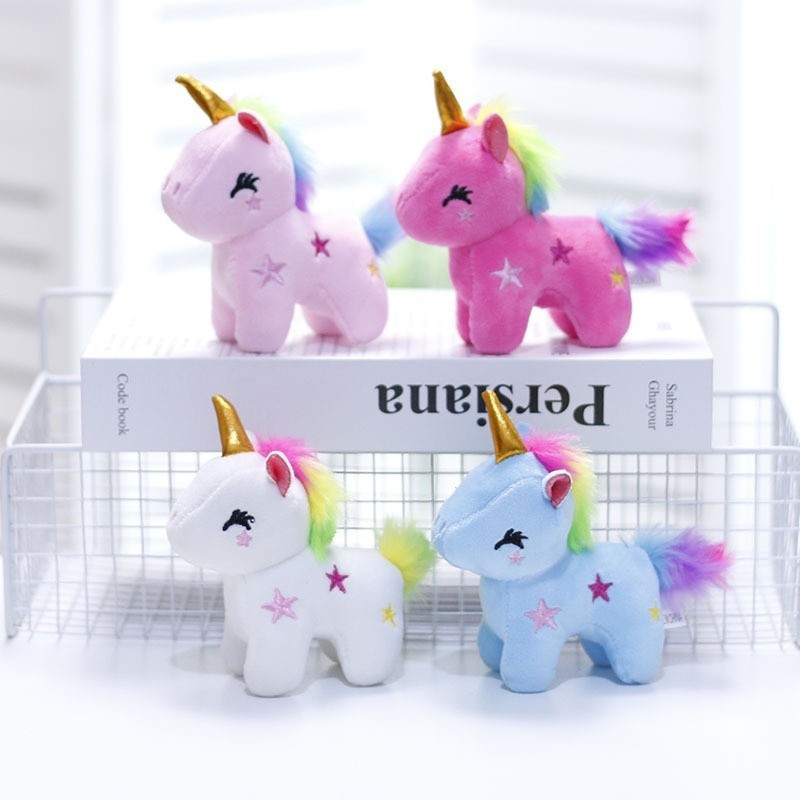 Unicórnio chaveiro unicórnio de pelúcia/mini chaveiro unicórnio