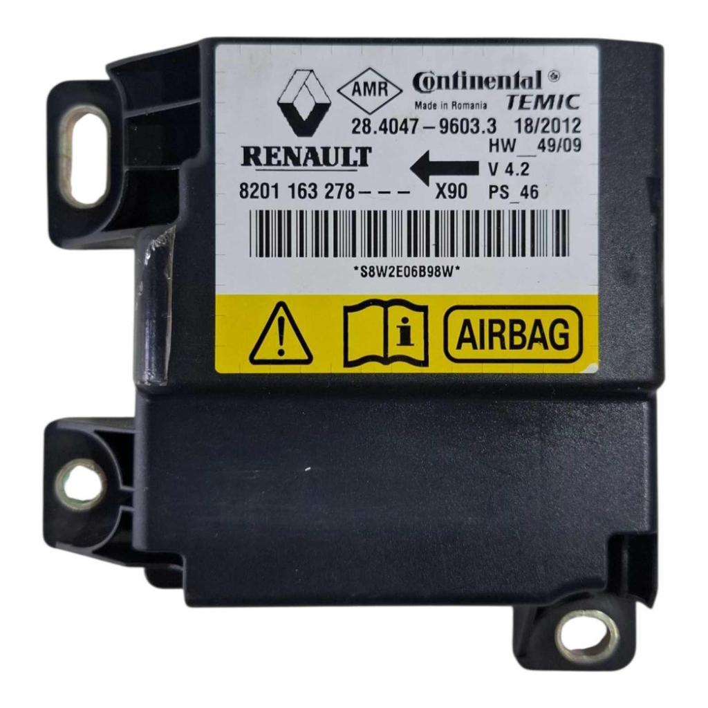 Módulo Airbag Renault Sandero Logan 2012/2014 8201163278