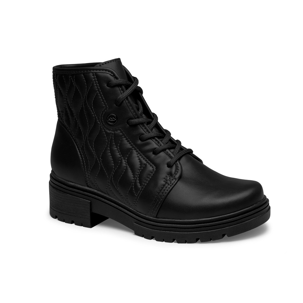 Bota Feminina Dakota Coturno Vertuo Salto Bloco Baixo Tratorado Dia a Dia Trabalho Inverno Original