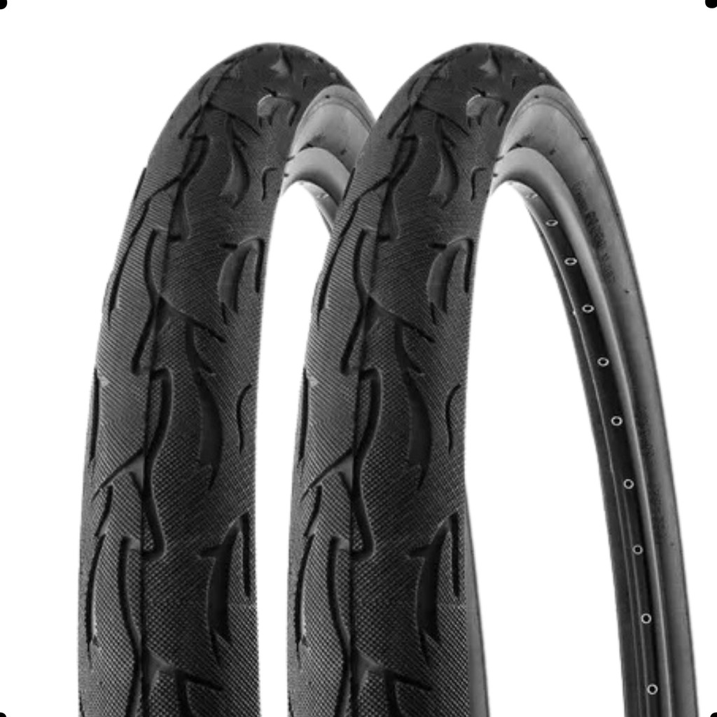 Par Pneu Bicicleta Aro 26 x 2.125 Flame VeeRubber MTB