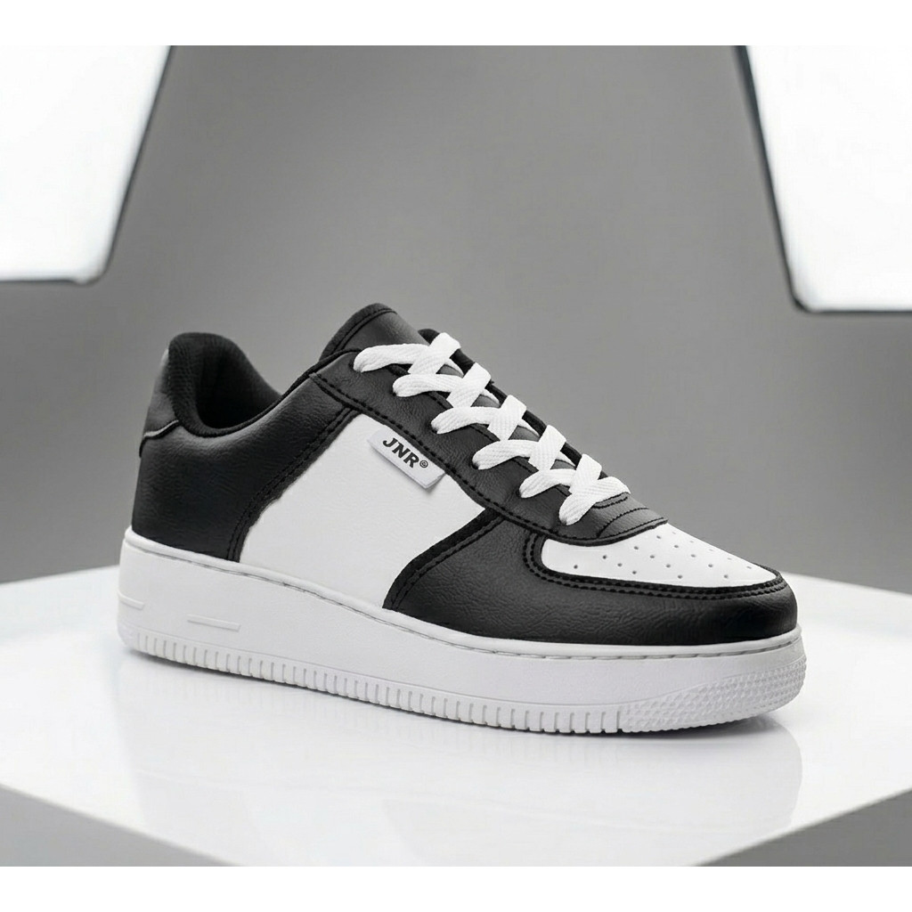 Tenis Feminino Social Sneaker Couro Costurado Confortável Street etiqueta emborrachada  envio rapido