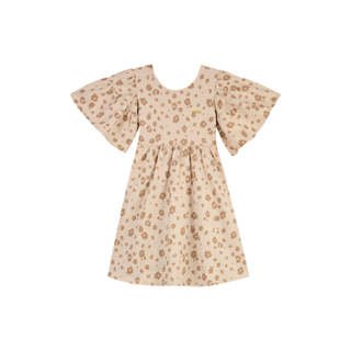 Vestido Infantil Menina Floral Print Colorittá Bege em Oferta na Shopee