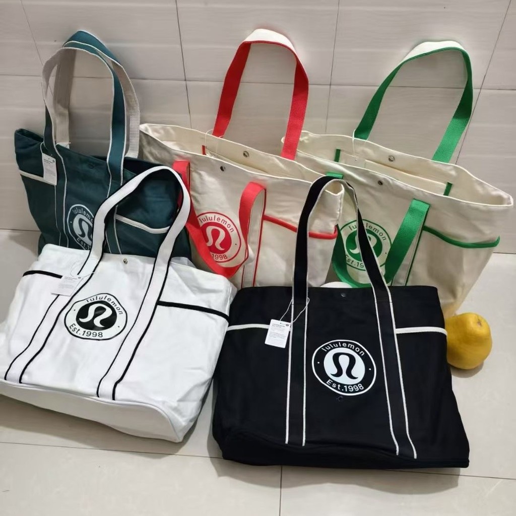 1u1ulemon 20L Bolsa de Lona Bolsa de Ombro Bolsa Casual Crossbody Praia 20L Bolsa de Lona Bolsa de Ombro Bolsa Casual