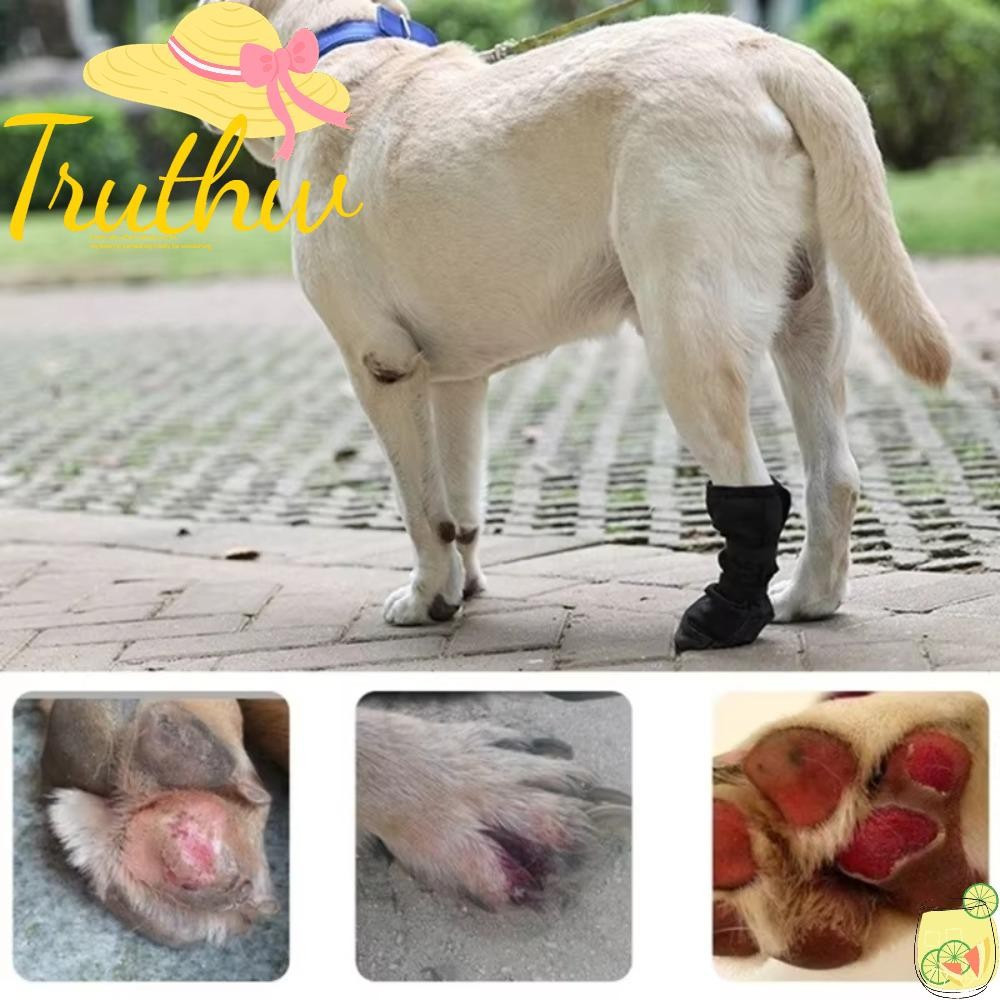 Bota De Proteção Para Cães TRUTHW , Protetor De Patas De Cachorro Anti-Lamber À Prova D'água , Suprimentos Animais De Es