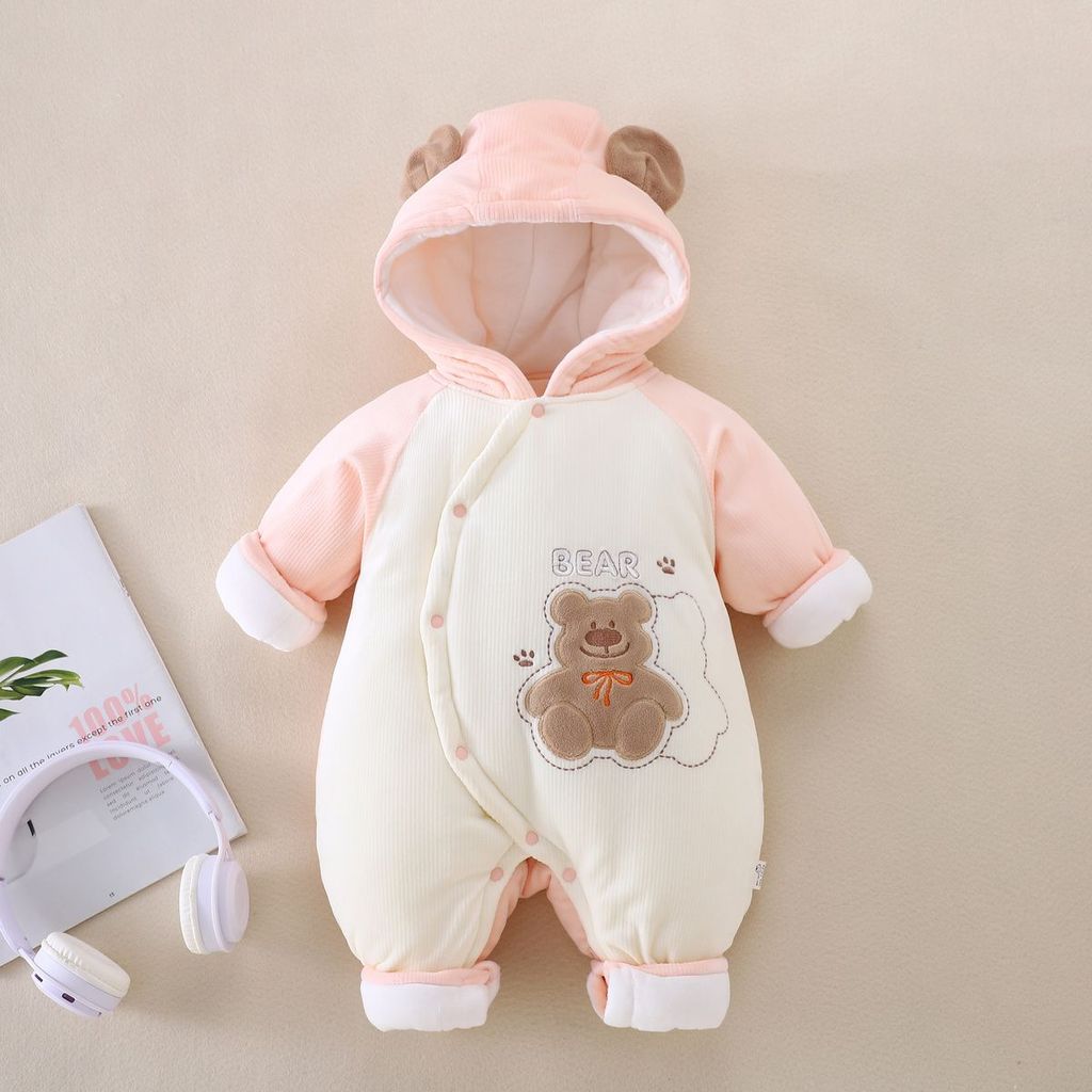 Roupas da moda roupas de bacalhau roupas de inverno do bebê macacão passeio do bebê das mulheres dos homens recém-nascid